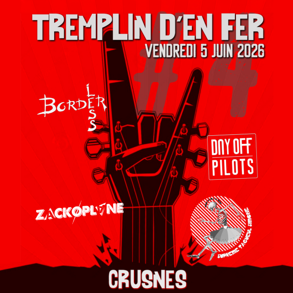 Zackoplane sélectionné pour le Tremplin d'En Fer #4 le 5 juin (Crusnes, 54)