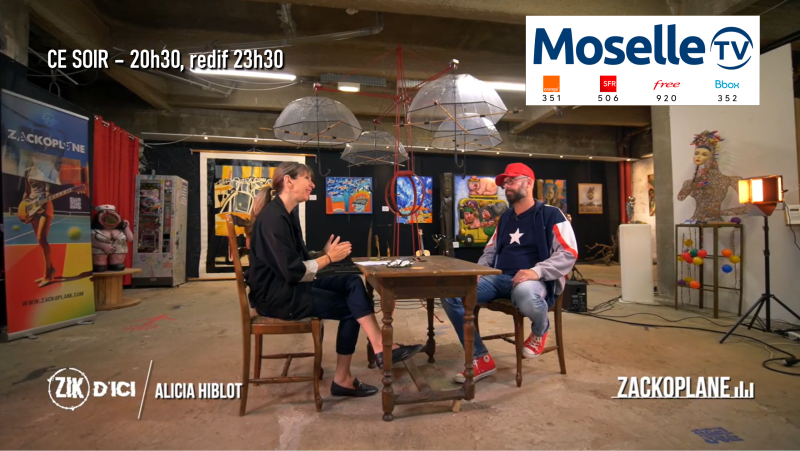 Emission Zik D'Ici sur Moselle TV 